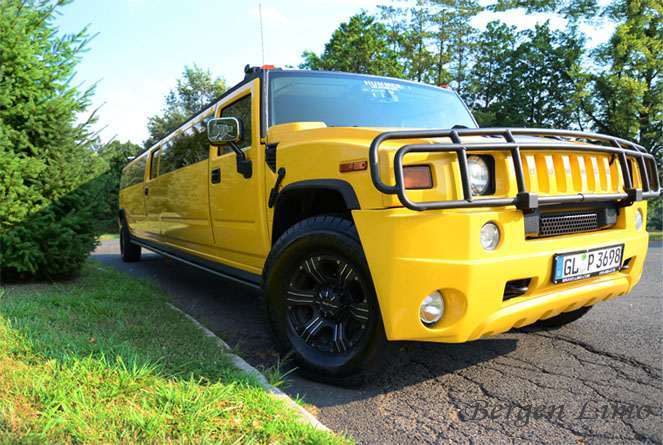 Stretch one limo provides Yellow Hummer Limo Rentals in NJ and NY