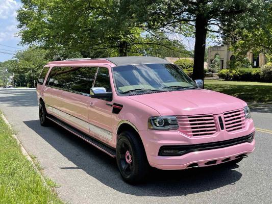 Pink Lincoln Navigator